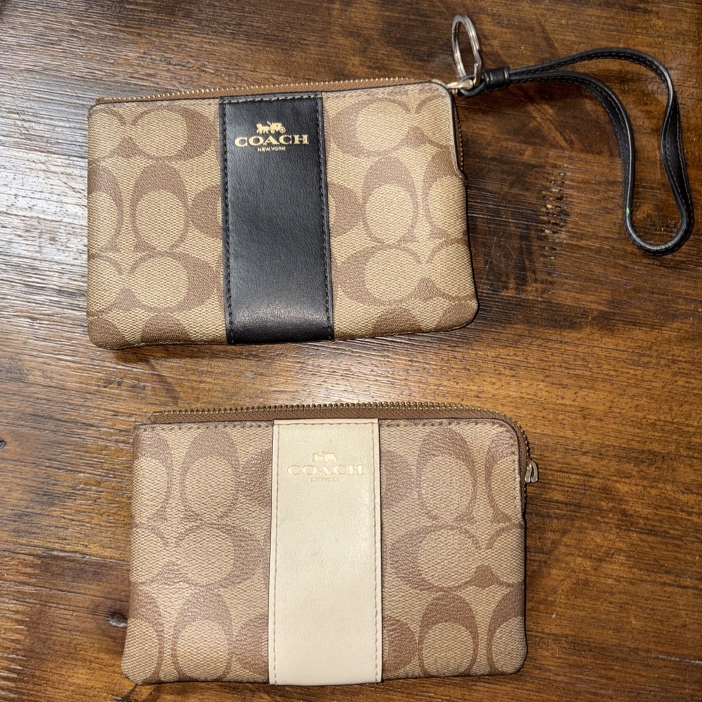 2  Coach Wristlets- SEE PHOTOS AND READ DESCRIPTION